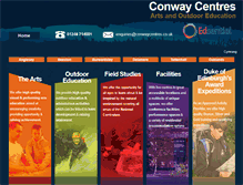 Tablet Screenshot of conwaycentres.co.uk